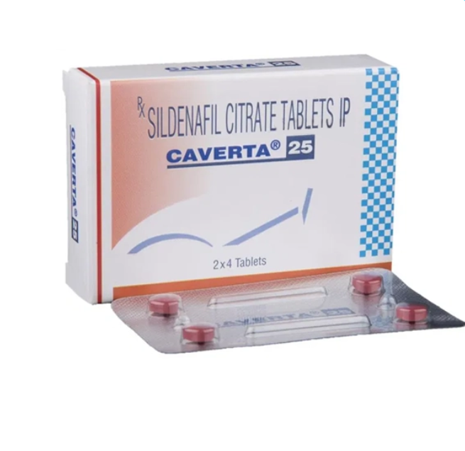 Caverta 25 Mg Tablet (Sildenafil) Use, Side Effects, Benefits